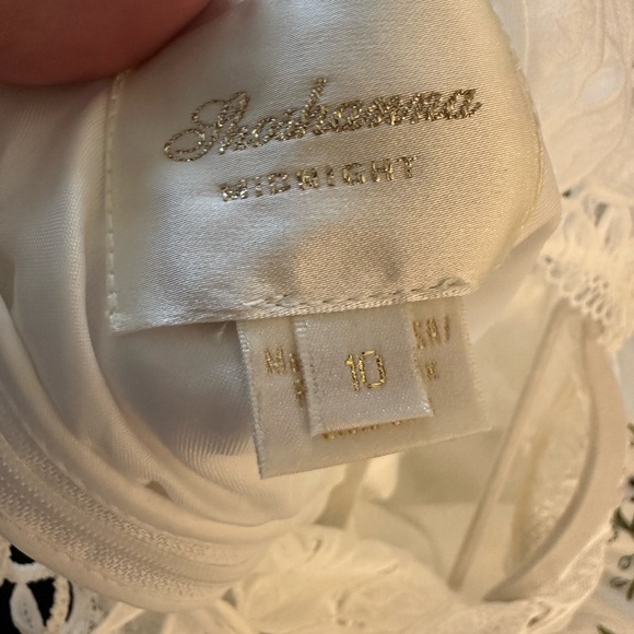 Shoshanna Midnight Sora Optic Leaf Lace Dress - Picture 9 of 9